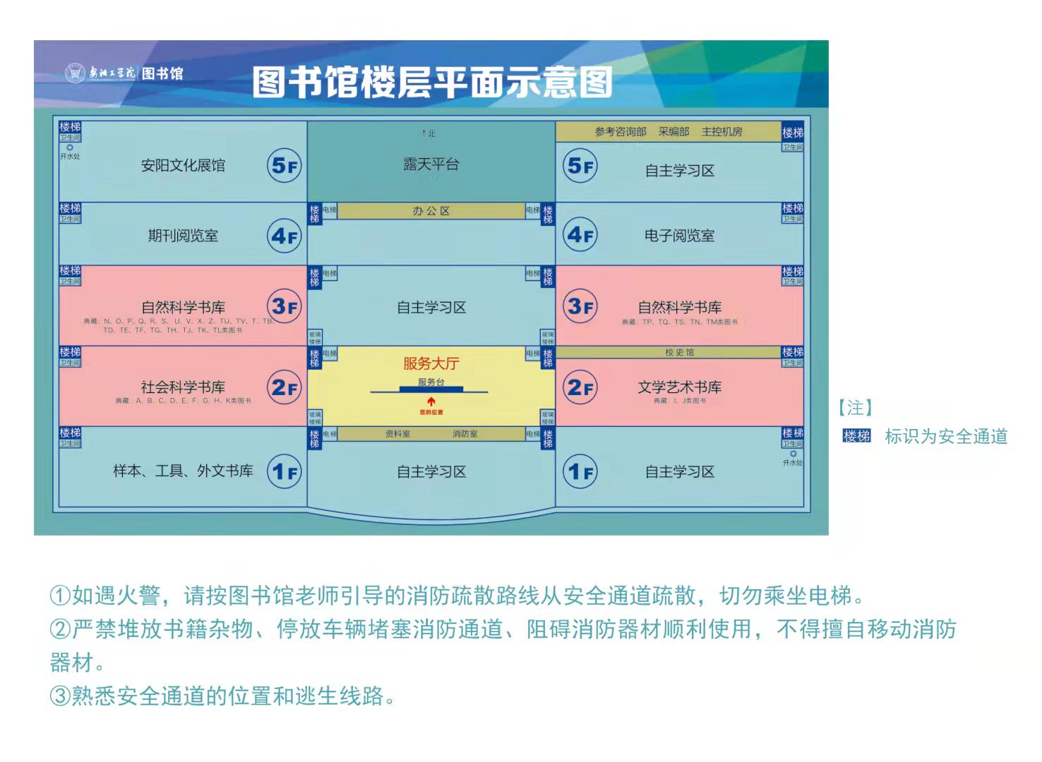 临沂大学图书馆楼层图图片